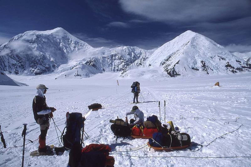 035 Mt McKinley May 1987 Getting Our Stuff Loaded Up.jpg